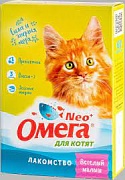 ОМЕГА NEO + д/котят 60таб  Таурин с пребиотиком "Веселый малыш" картинка
