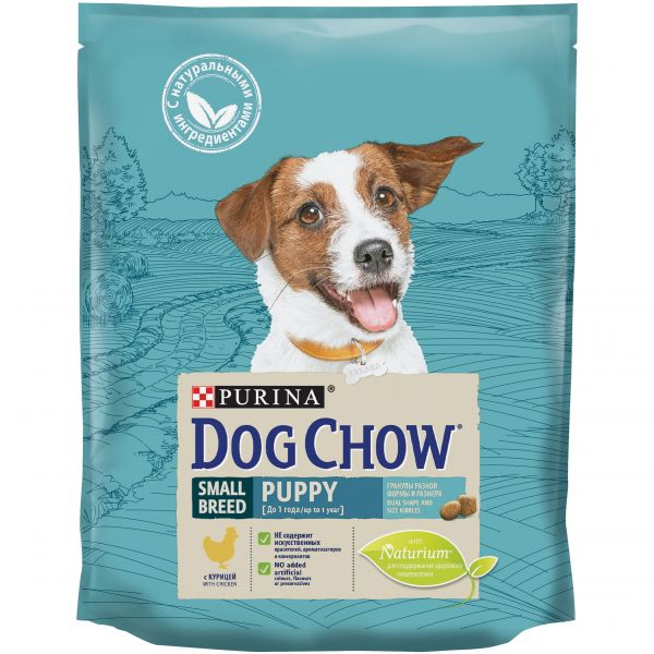Dog Chow для щенков мелких пород (курица)