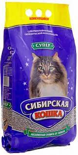 Сибирская кошка "Супер" (комкующийся наполнитель) 