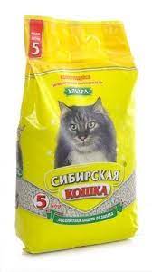 Сибирская кошка "Ультра" (комкующийся наполнитель) 