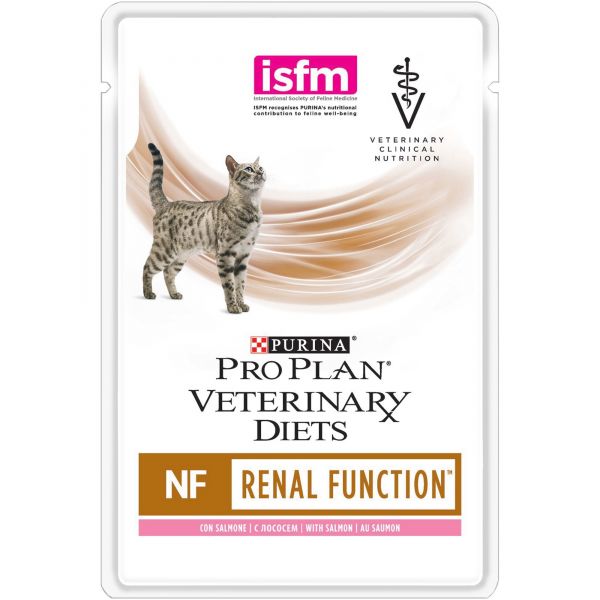 Pro Plan "Veterinary Diets NF" корм для кошек при патологии почек (лосось) 