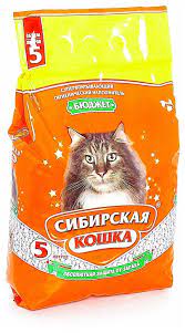 Сибирская кошка "Бюджет" (впитывающий наполнитель) 