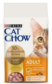 Cat Chow Adult сухой корм (утка) 1.5кг