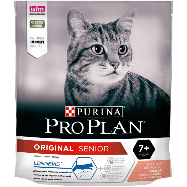 ProPlan  "Senior" для взрослых кошек старше 7 лет, с лососем 