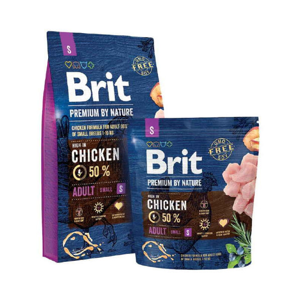 Brit Premium корм для собак мелких пород (курица)