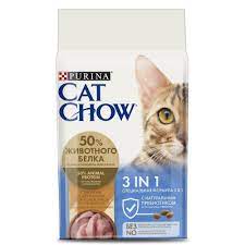 Cat Chow "3-в-1" сухой корм (домашняя птица и индейка) 1.5кг
