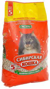 Сибирская кошка "Экстра" для длинношерстных кошек (впитывающий наполнитель) 