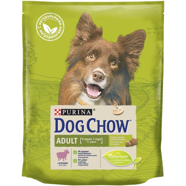 Dog Chow "Adult" для взрослых собак (ягнёнок)