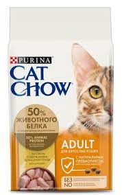 Cat Chow Adult для взрослых кошек (домашняя птица) 1.5кг