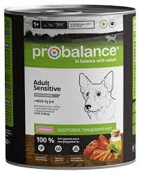 Probalance корм для собак с чувствительным пищеварения 