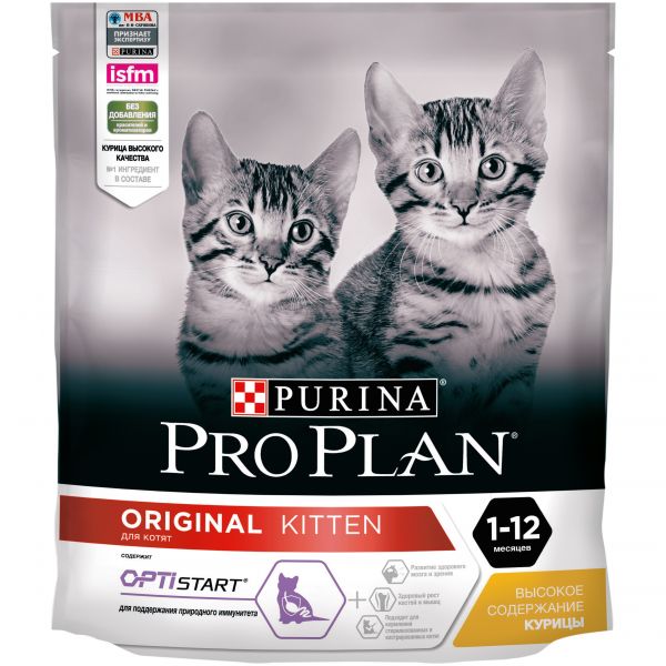 ProPlan "Original Kitten" для котят (курица) 