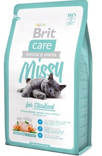 BRIT Care Cat "Missy" сухой корм для стерилизованных кошек и кастрированных котов (курица/рис) 