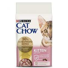 Cat Chow "Kitten" сухой корм (с домашней птицей) 1.5кг