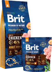 Brit Premium корм для собак средних пород (курица)