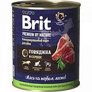 Brit Premium конс. корм для собак (говядина и сердце) 850 гр. картинка