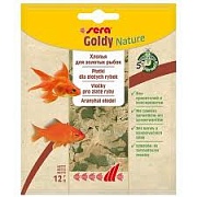 Корм "Sera Gold Nature" для золотых рыб (хлопья) 12г картинка