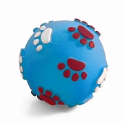 Игрушка Триол для собак из винила "Мяч с лапками", d60мм  картинка