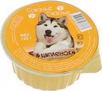 Собачье Счастье консервы для собак 125г картинка