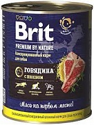 Brit Premium конс. корм для собак (говядина и пшено) 850 гр. картинка