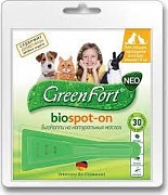 Капли от блох и клещей "GreenFort" для кошек, собак и кроликов картинка