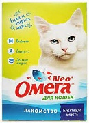 ОМЕГА NEO + для кошек 90таб биотин+таурин "Блестящая шерсть" картинка