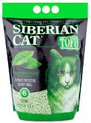 Сибирская кошка "ТОФУ: зеленый чай" (комкующийся наполнитель) картинка